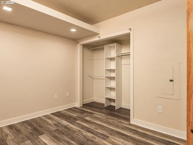 a view of empty room