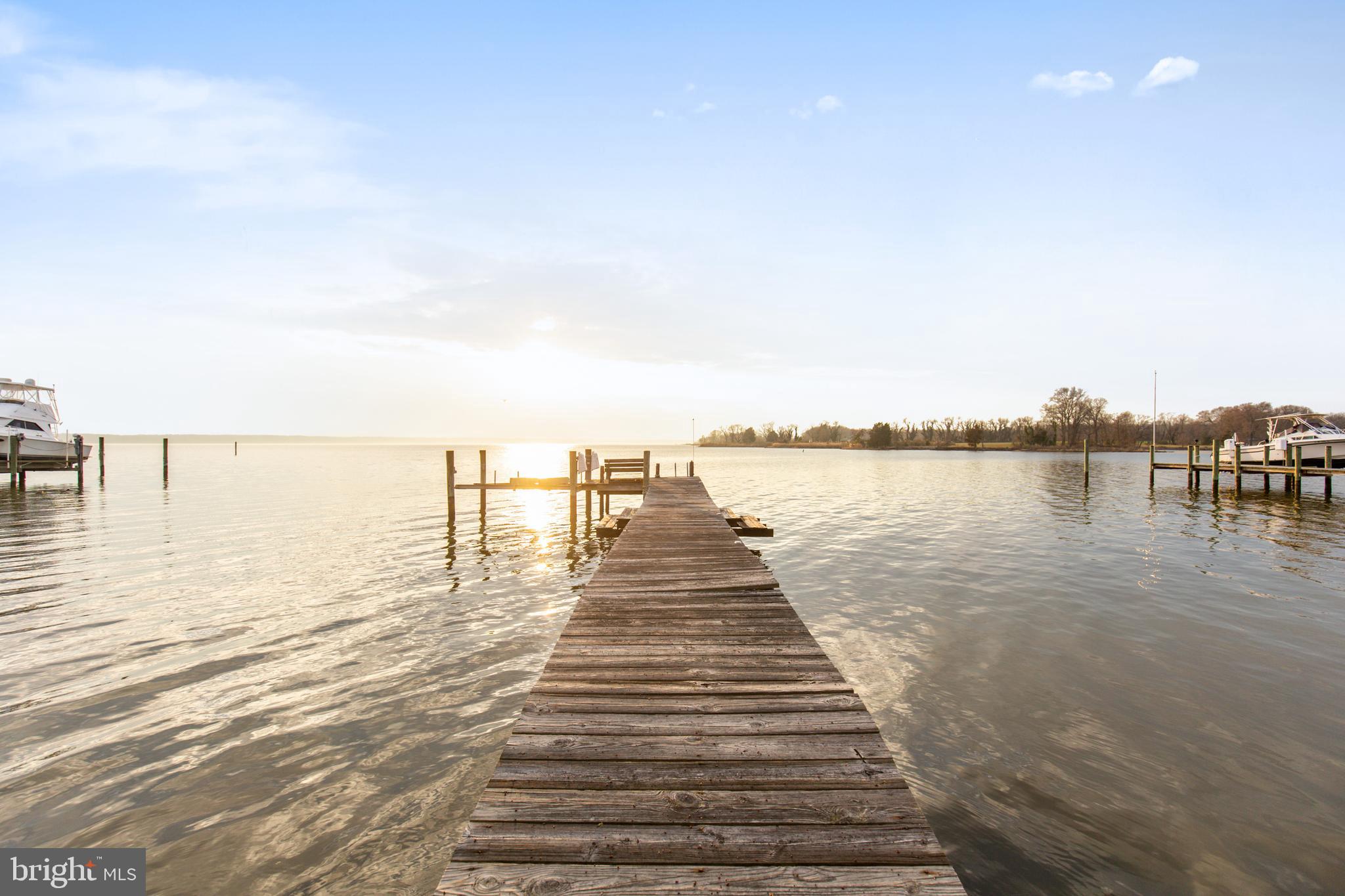 4144 School Road Broomes Island, MD 20615 - Photo 11 of 45 Private pier with boat lift