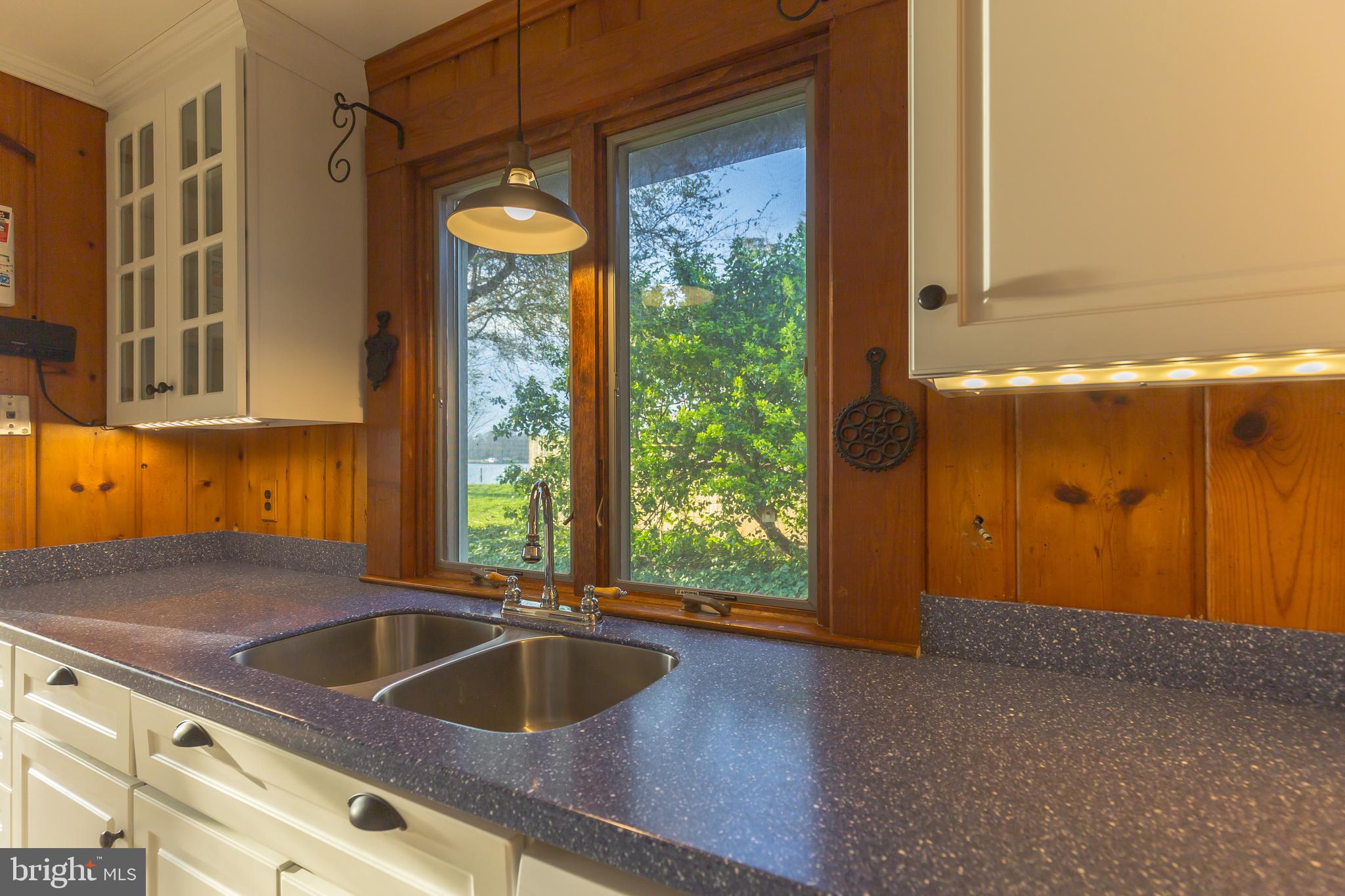 4144 School Road Broomes Island, MD 20615 - Photo 25 of 45 View of water from Kitchen sink