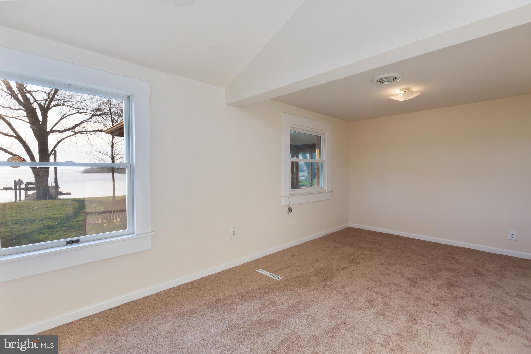 4144 School Road Broomes Island, MD 20615 - Photo 28 of 45 Master Bedroom w/water views, new carpeting