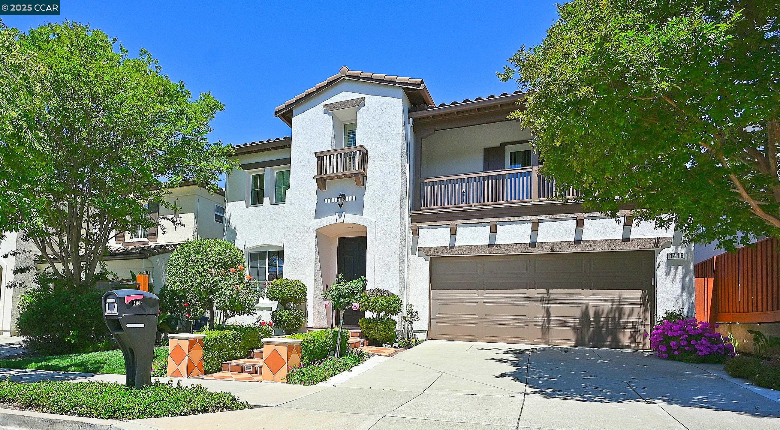 1416 Allanmere Drive San Ramon, CA 94582 - Photo 1 of 1 a front view of a house with garden