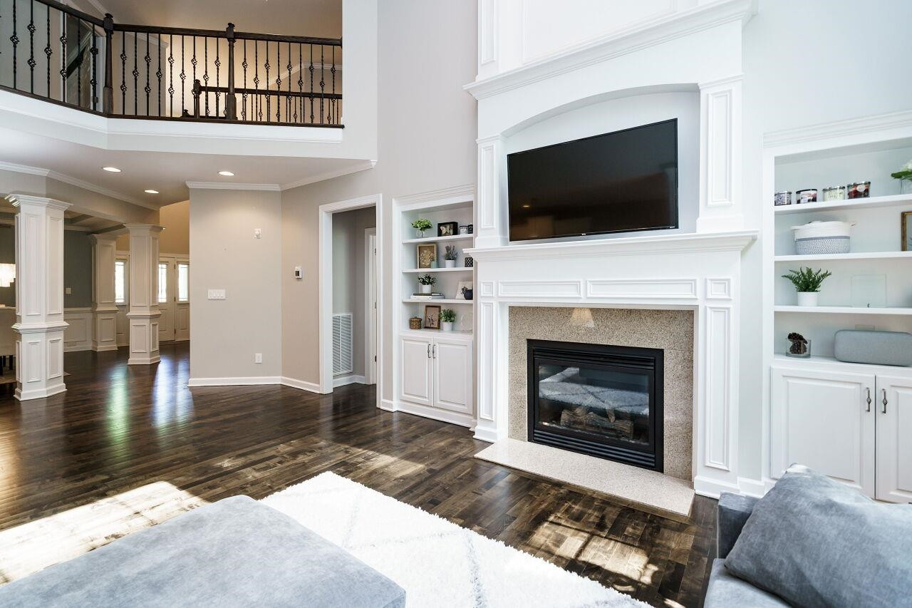 3003 Red Grape Drive Raleigh, NC 27607 - Photo 16 of 35 Right off the living room, enjoy the quick trip to the downstairs owner's retreat! Living Room