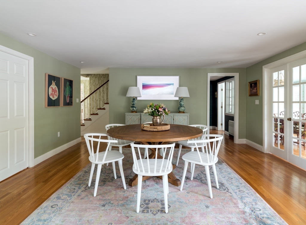 8 Rockwood Road Hingham, MA 02043 - Photo 6 of 27 a view of a dining room with furniture and wooden floor