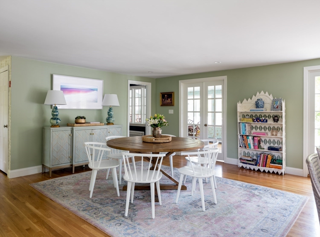 8 Rockwood Road Hingham, MA 02043 - Photo 7 of 27 a view of a dining room with furniture and wooden floor