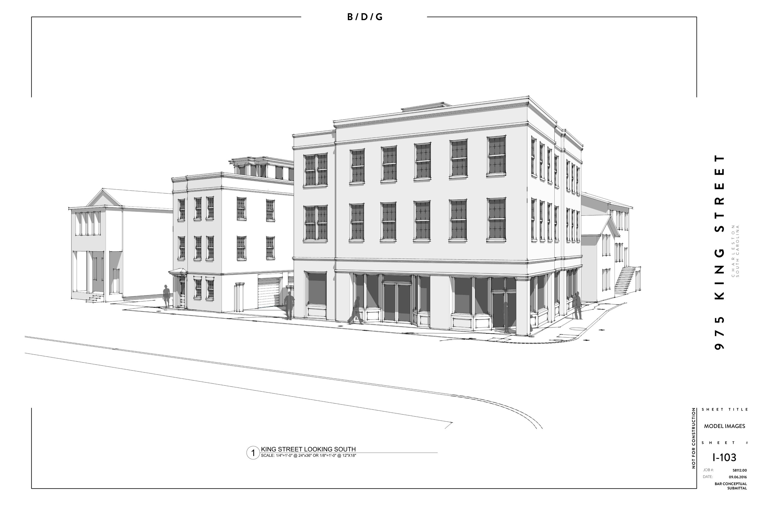 975 King Street Charleston, SC 29403 - Photo 2 of 17 Front Facade Proposed