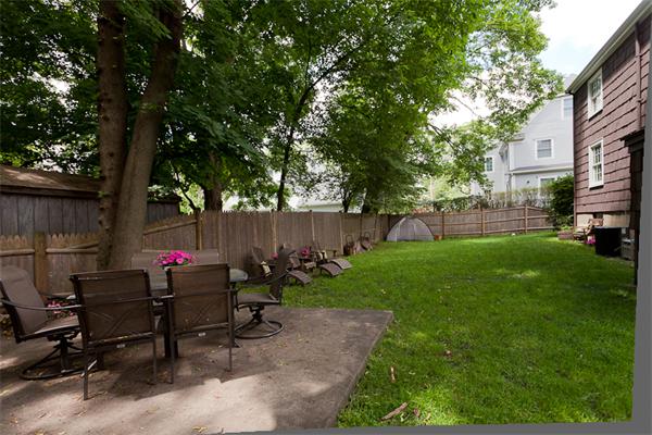 11 Stafford Road Newton, MA 02459 - Photo 19 of 21 a view of backyard with seating and green space