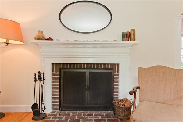11 Stafford Road Newton, MA 02459 - Photo 7 of 21 a living room with furniture and a fireplace