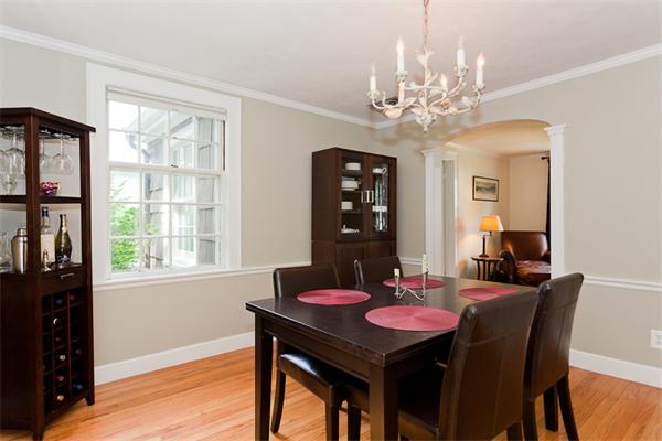 11 Stafford Road Newton, MA 02459 - Photo 8 of 21 a view of a dining room with furniture window and outside view