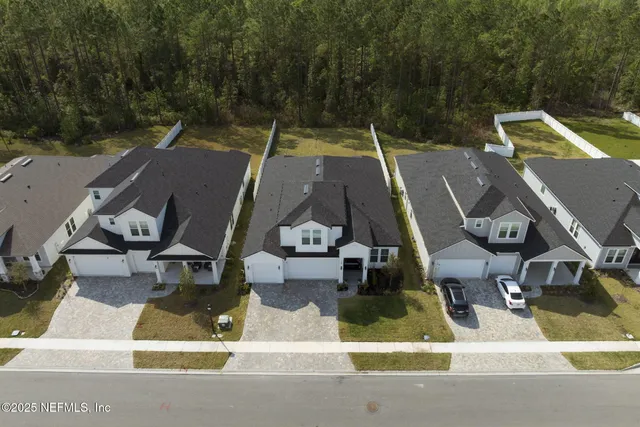 a view of a city with a lake