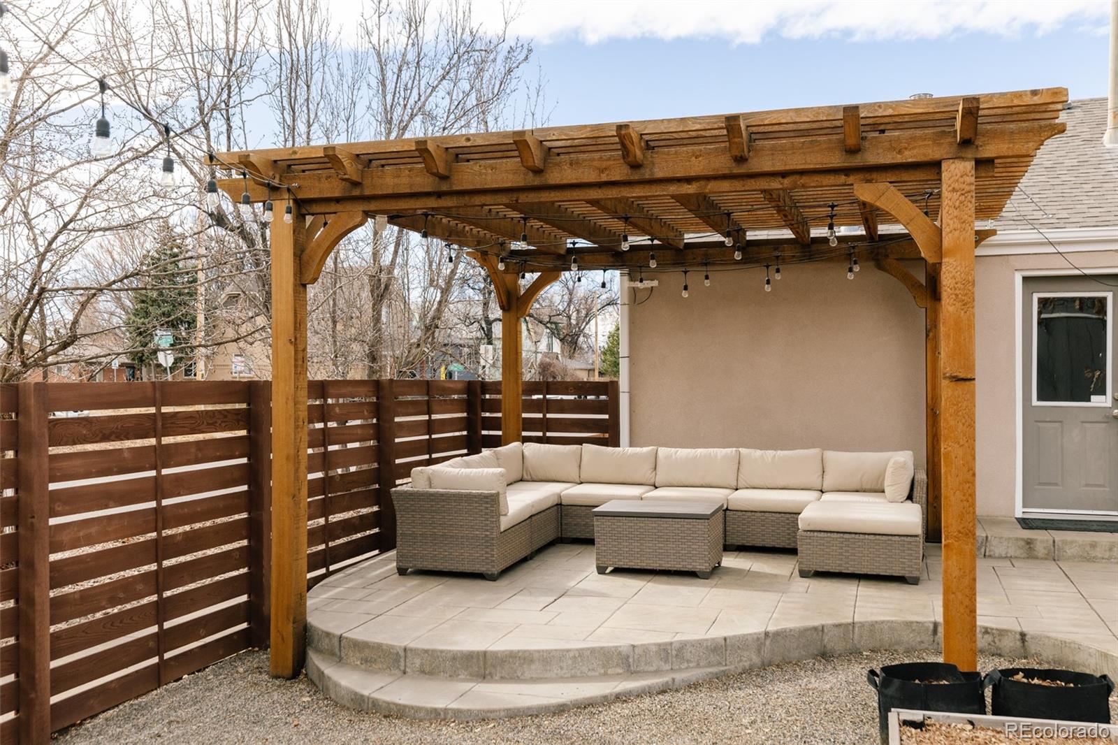 3100 North High Street Denver, CO 80205 - Photo 21 of 28 a view of a couch in the patio