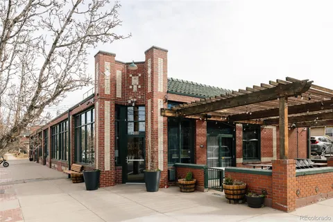 a car parked in front of a building