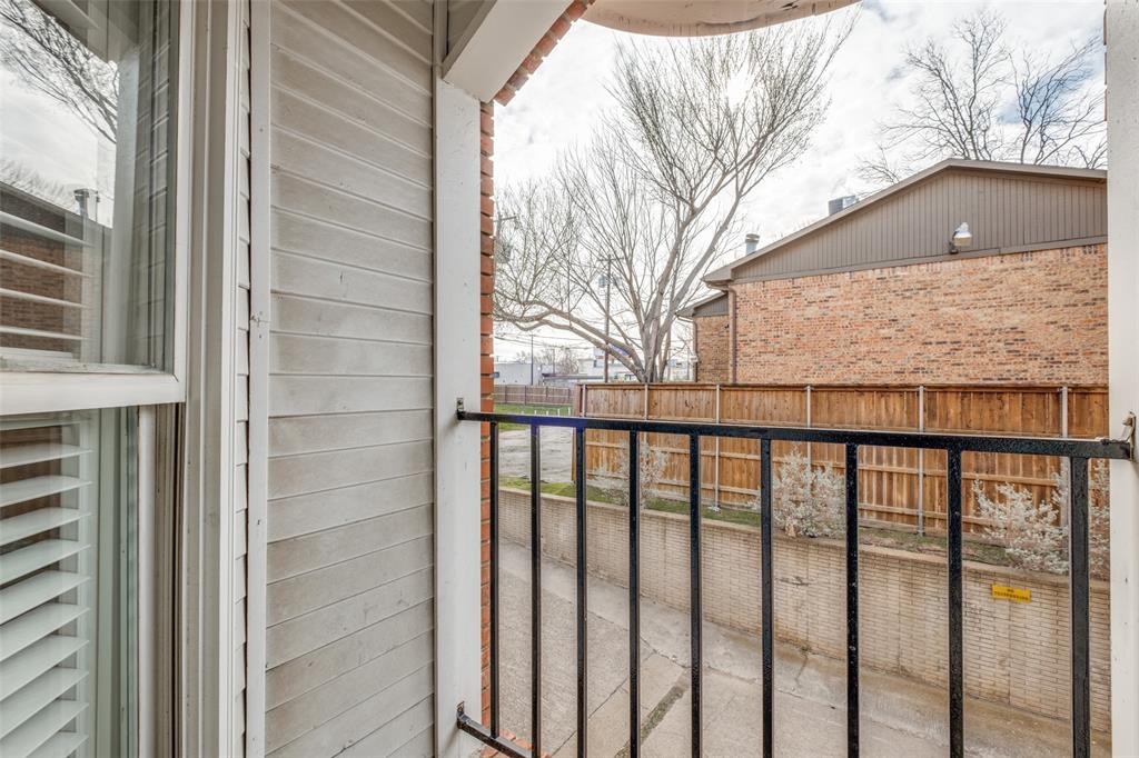 4034 Rawlins Street, Unit 102 Dallas, TX 75219 - Photo 11 of 24 a view of a balcony with a pot