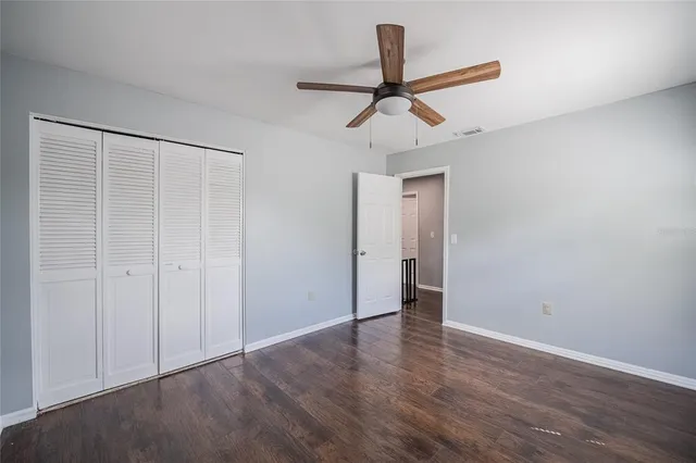 wooden floor in an empty room