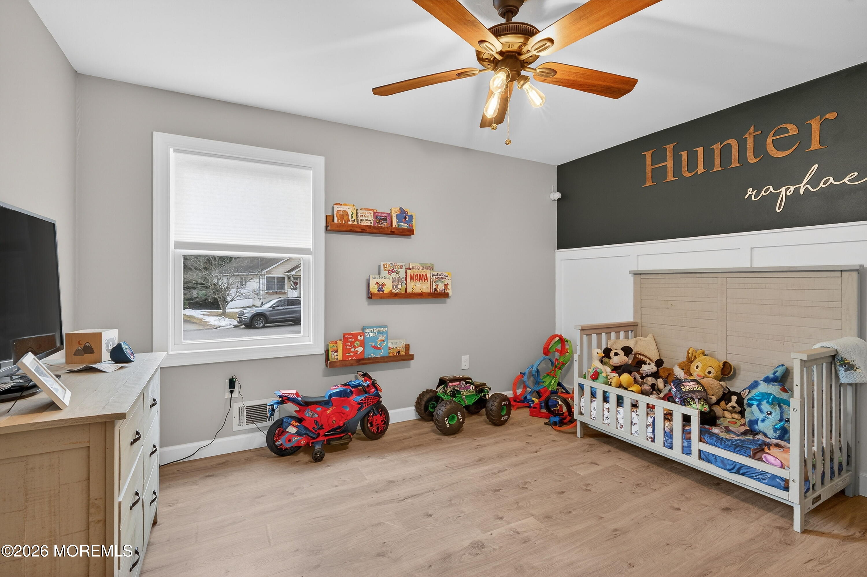 1660 Joffre Road Forked River, NJ 08731 - Photo 11 of 35 a bedroom with furniture and a baby crib