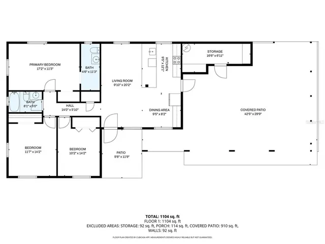 a picture of a floor plan
