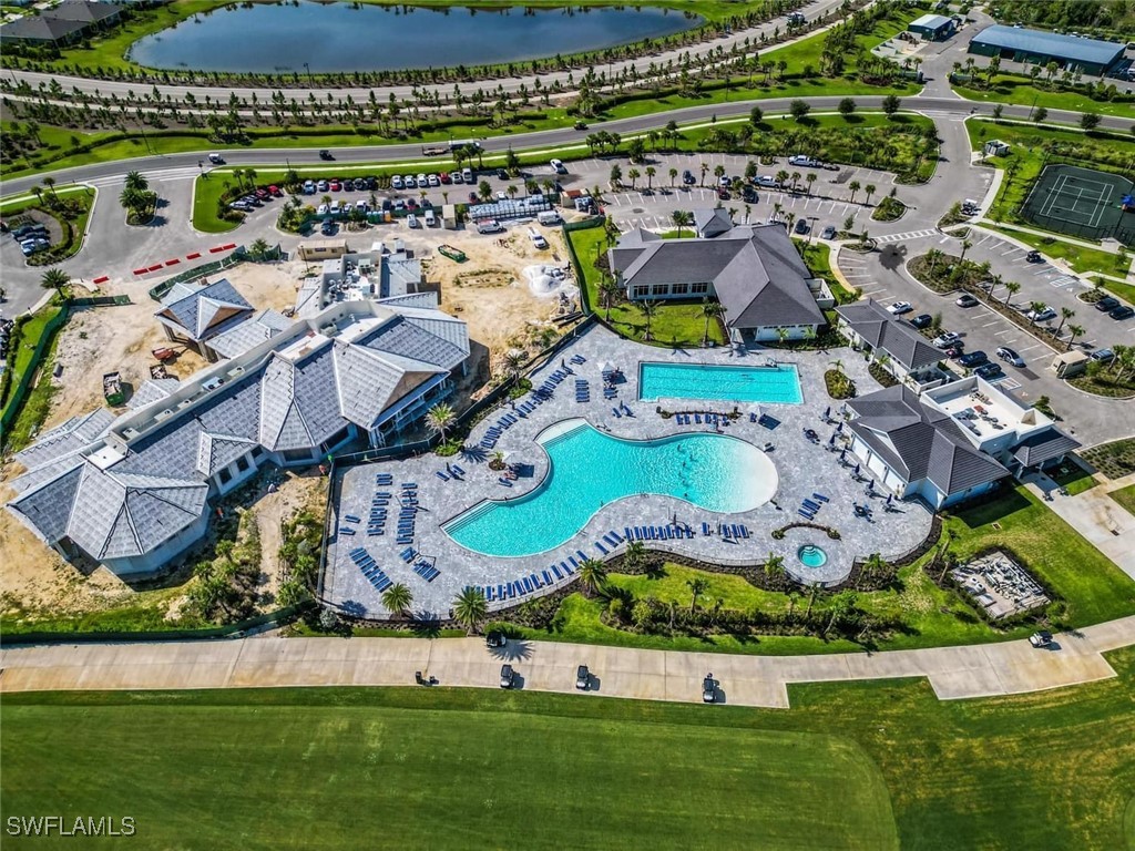43981 Boardwalk Loop, Unit 2222 Punta Gorda, FL 33982 - Photo 41 of 50 an aerial view of a house with a garden and outdoor space