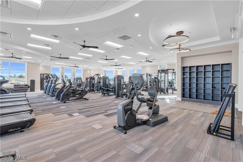43981 Boardwalk Loop, Unit 2222 Punta Gorda, FL 33982 - Photo 48 of 50 a view of a room with gym equipment