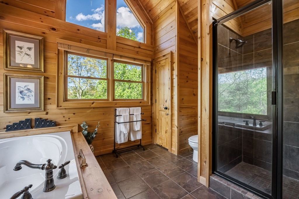52 Whispering Lane Blue Ridge, GA 30513 - Photo 17 of 35 a view of a livingroom with furniture and windows