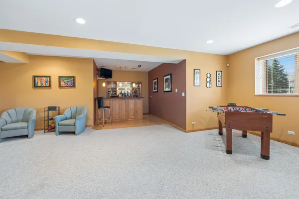 a view of a livingroom with furniture and a couch