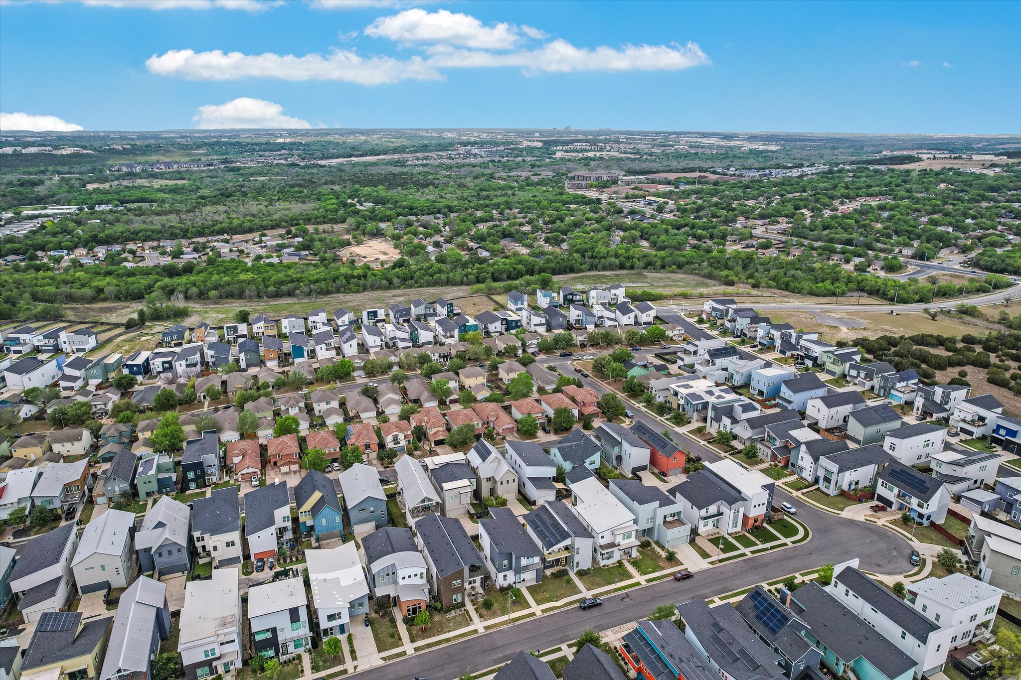 6136 Florencia Lane Austin, TX 78724 - Photo 34 of 40 Aerial perspective of suburban area