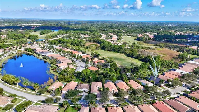 an aerial view of a city with lots of residential buildings