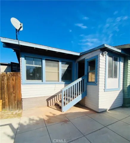 a view of a room that has a window in it