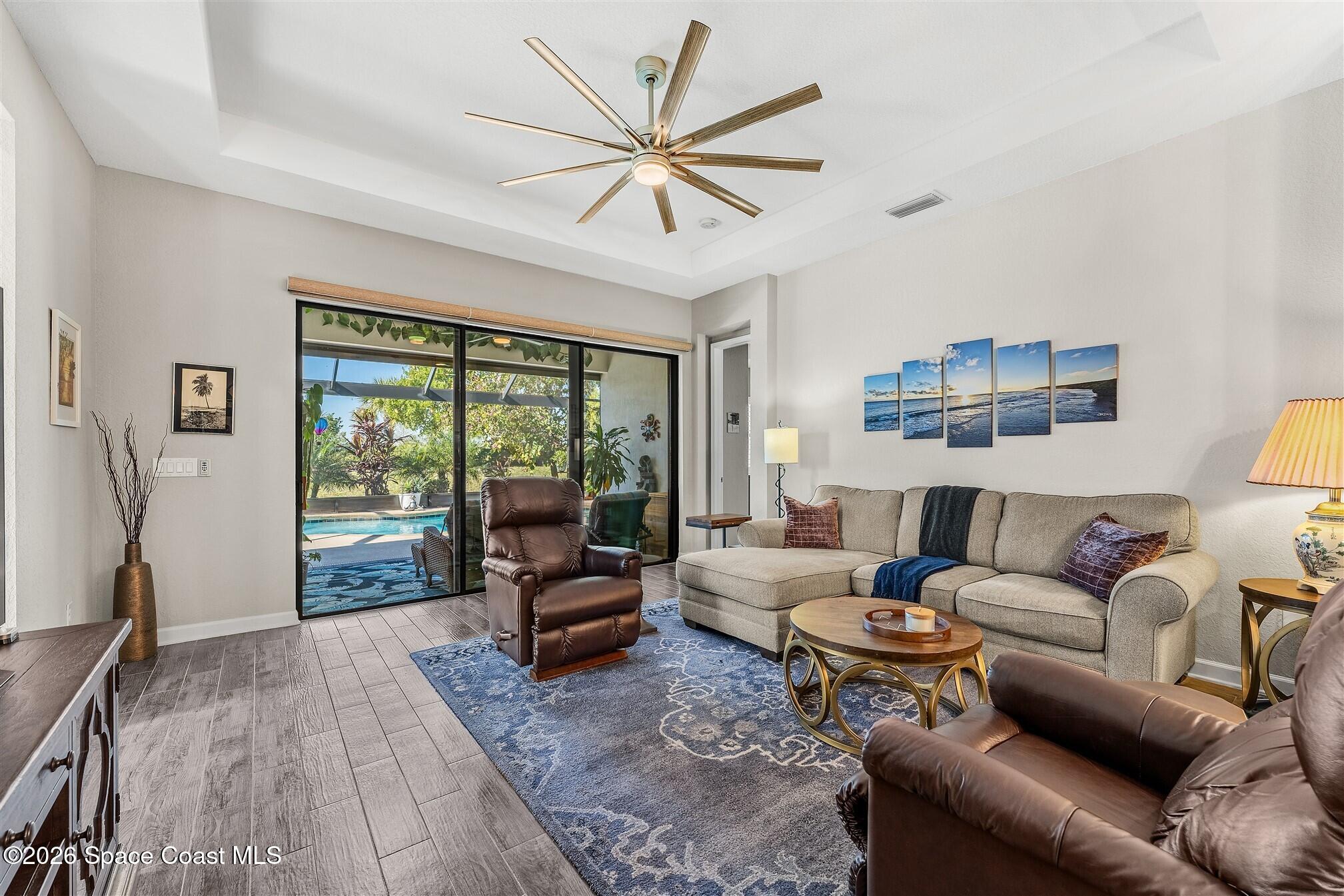 2622 Chapel Bridge Lane Melbourne, FL 32940 - Photo 35 of 92 View of Pool from Great Room