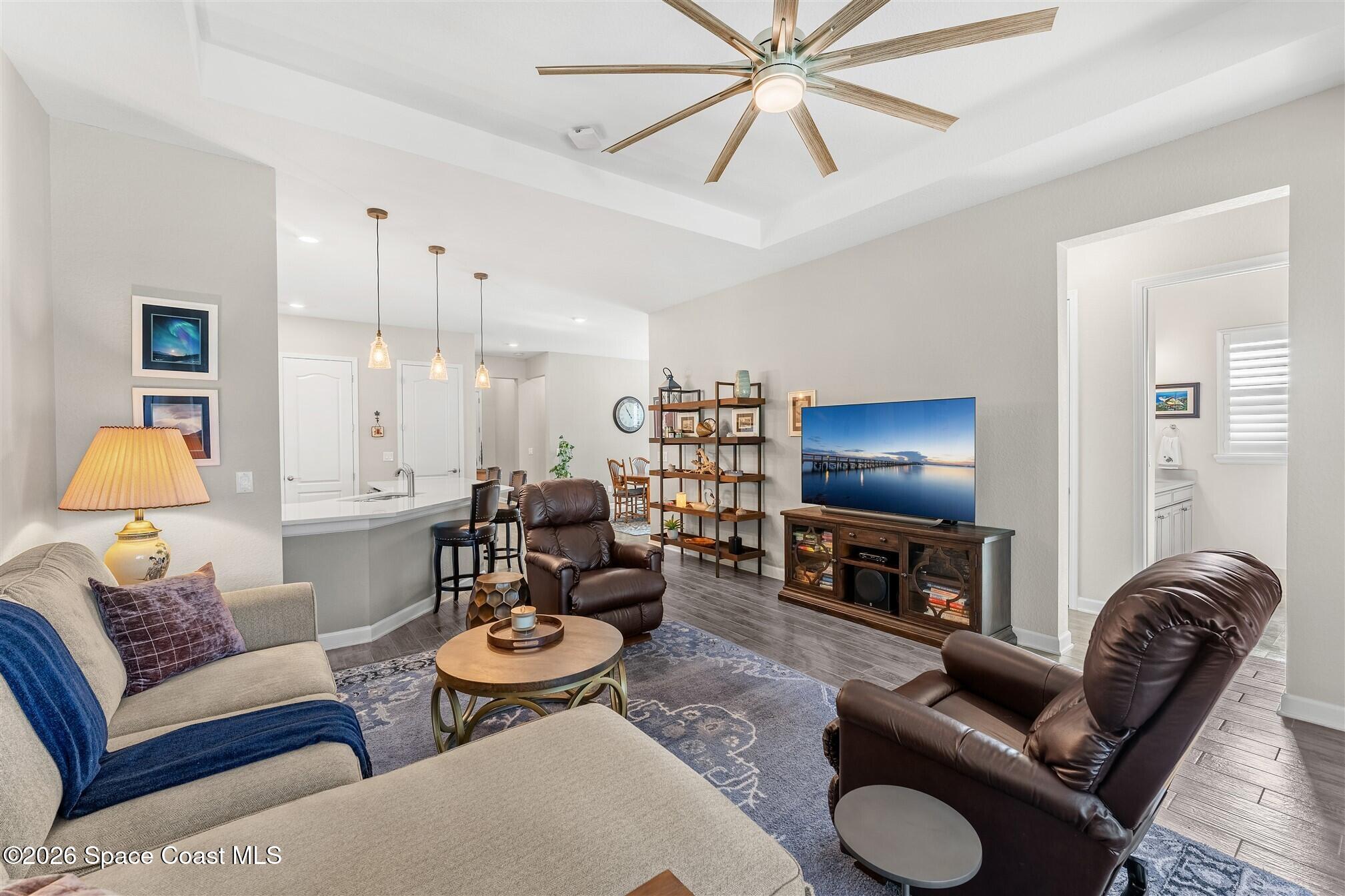 2622 Chapel Bridge Lane Melbourne, FL 32940 - Photo 36 of 92 Tray Ceiling in Great Room