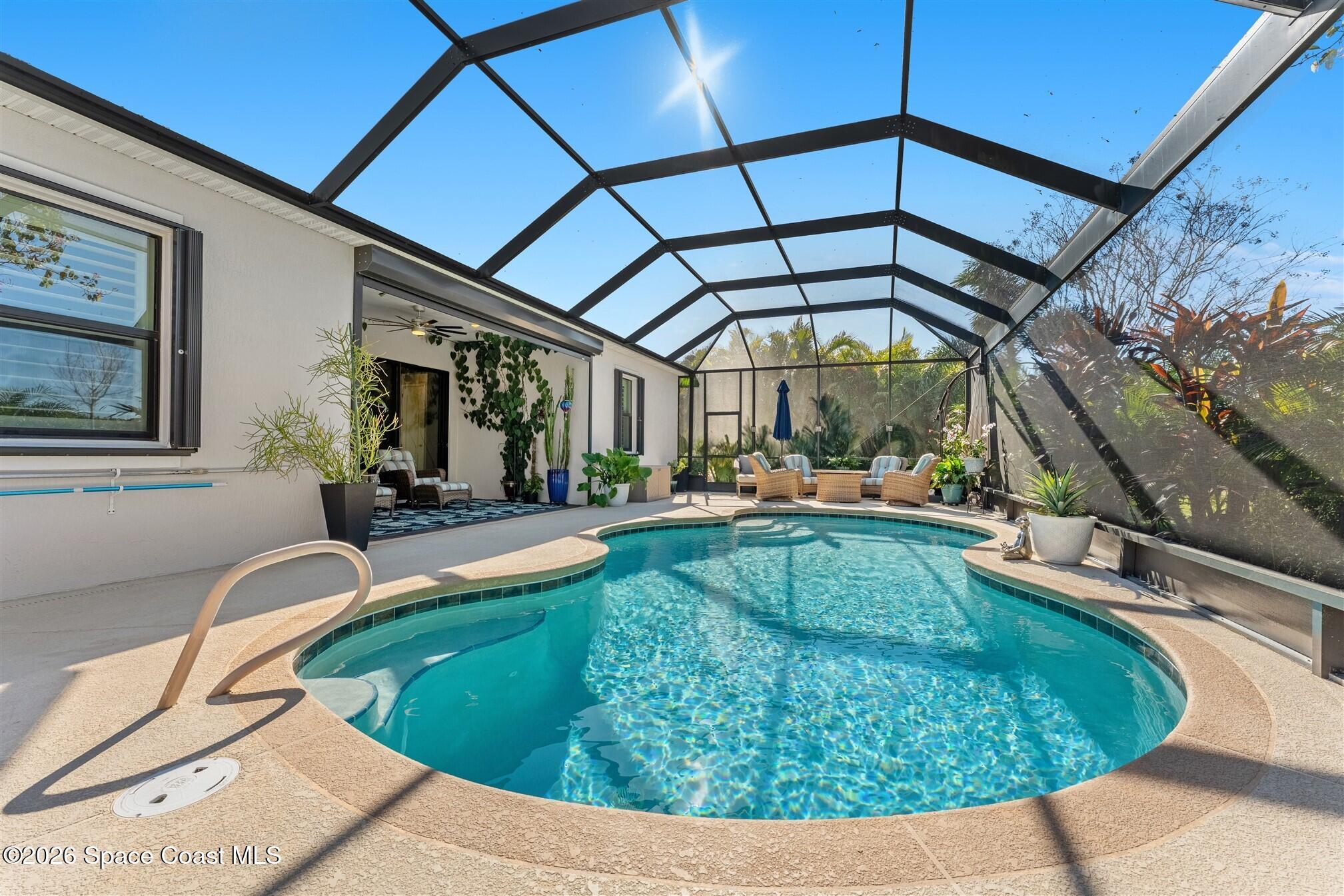 2622 Chapel Bridge Lane Melbourne, FL 32940 - Photo 4 of 92 Enclosed Heated Pool