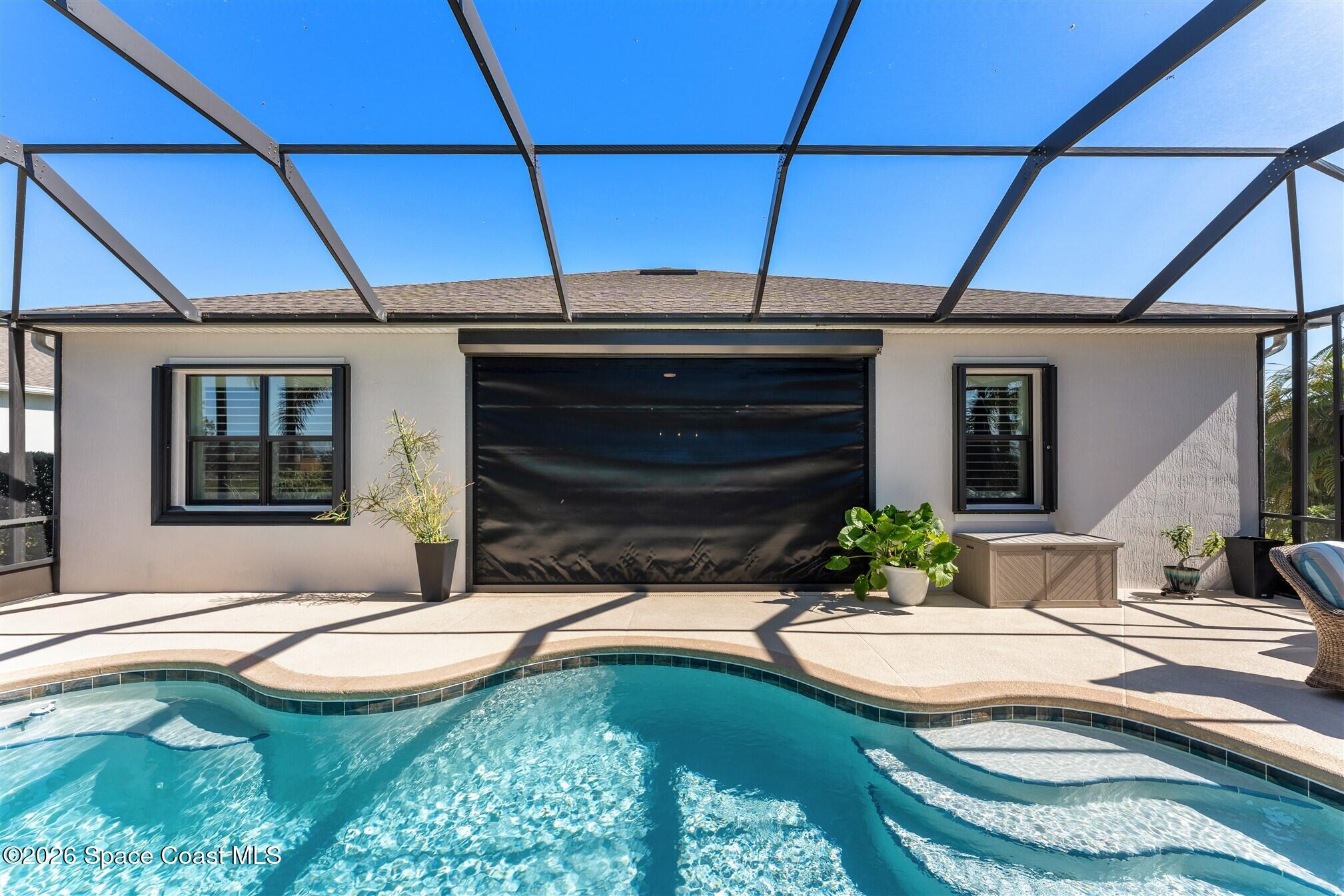 2622 Chapel Bridge Lane Melbourne, FL 32940 - Photo 6 of 92 Patio with Hurricane Rolldown Down