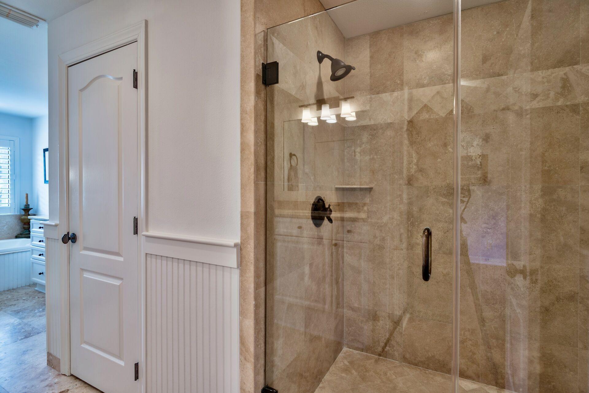 134 My Way Santa Rosa Beach, FL 32459 - Photo 39 of 48 a bathroom with a shower