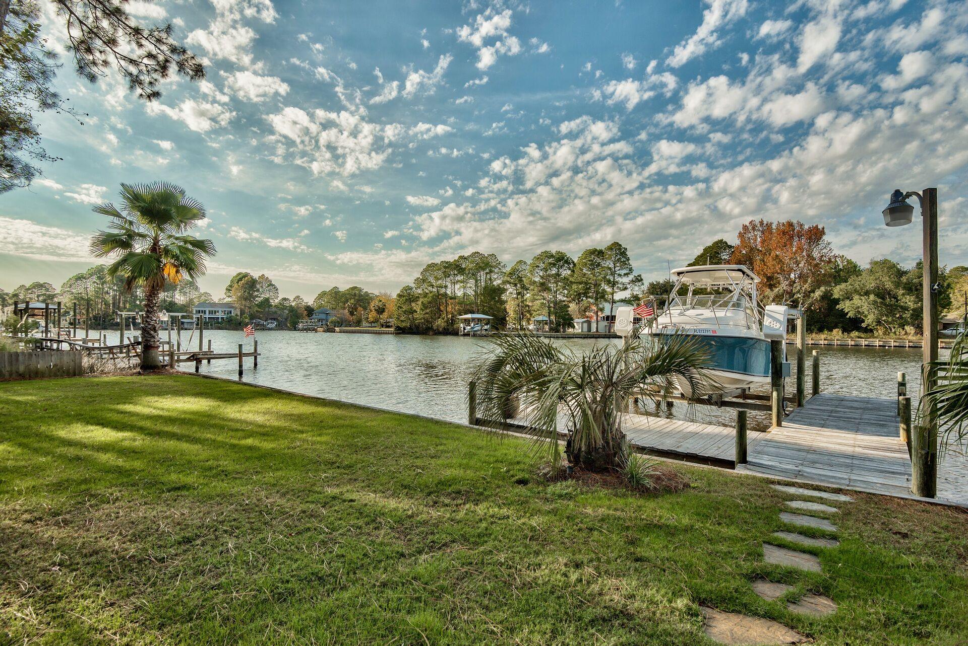 134 My Way Santa Rosa Beach, FL 32459 - Photo 8 of 48 a view of a lake with houses