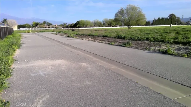 a view of a road with a road
