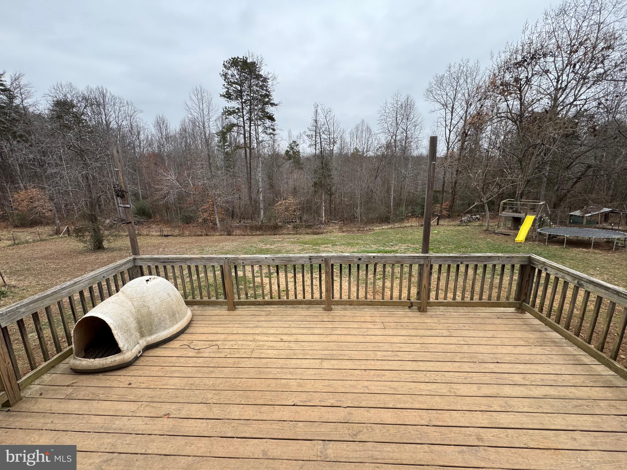 307 Dan Hall Road Mineral, VA 23117 - Photo 32 of 36 a view of balcony with wooden floor
