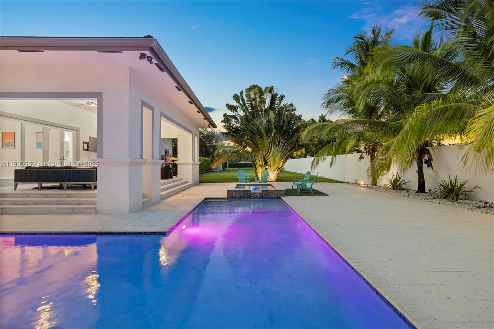 9580 Southwest 101st Terrace Miami, FL 33176 - Photo 14 of 88 a view of swimming pool with sitting area