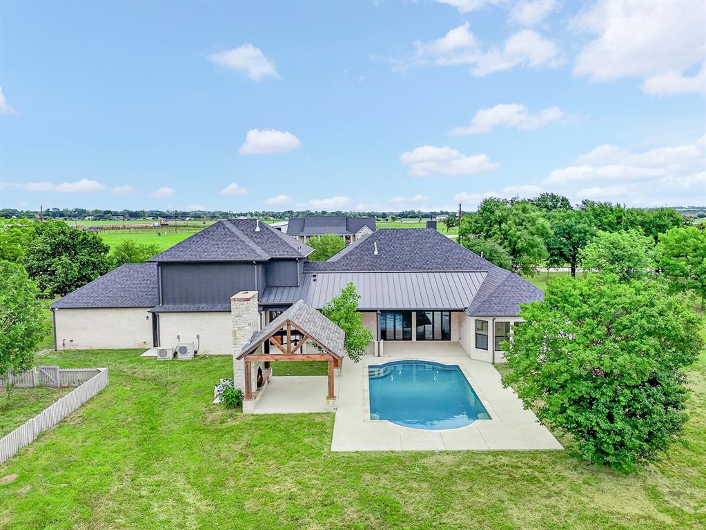 10373 Bobbie Lane Pilot Point, TX 76258 - Photo 29 of 40 Gorgeous Outdoor pool with covered living space!