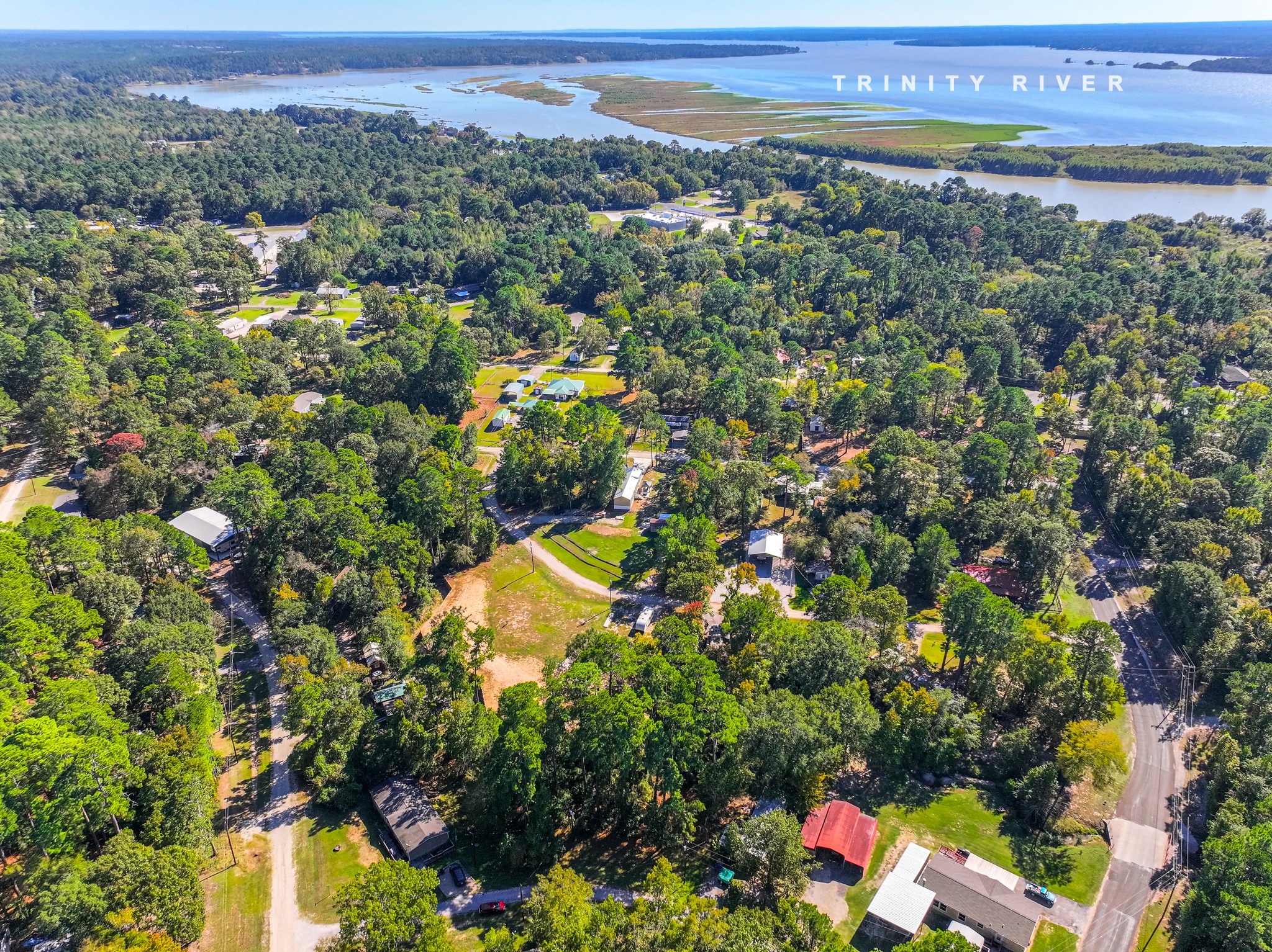 0 Harbor Point Trinity, TX 75862 - Photo 13 of 15 an aerial view of a houses with a lush green hillside