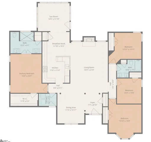 $437,000 | 7 Willow Oak Court, Simpsonville, SC 29681
