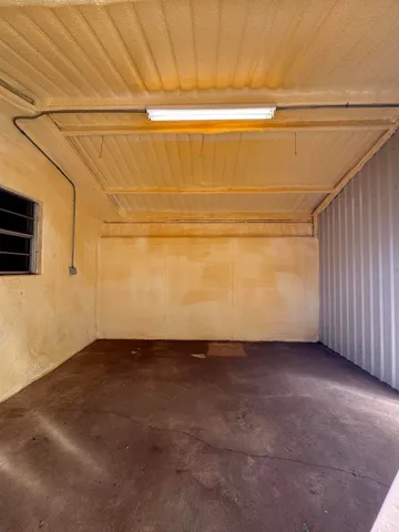a view of a room with an empty space