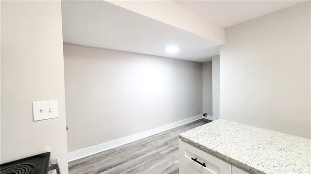 a view of storage and utility room