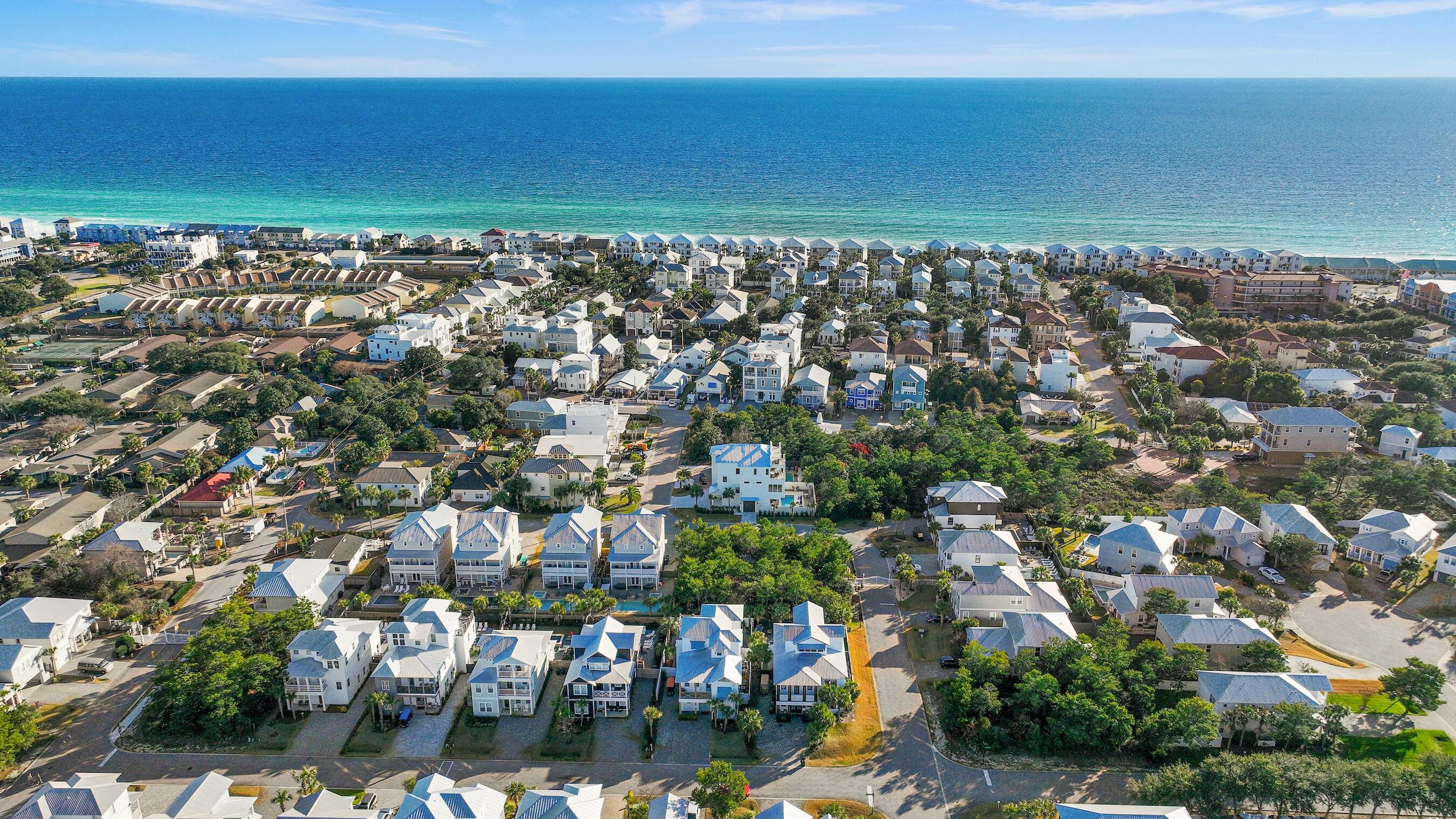 57 Penelope Street Miramar Beach, FL 32550 - Photo 18 of 62 an aerial view of a city with lots of residential buildings