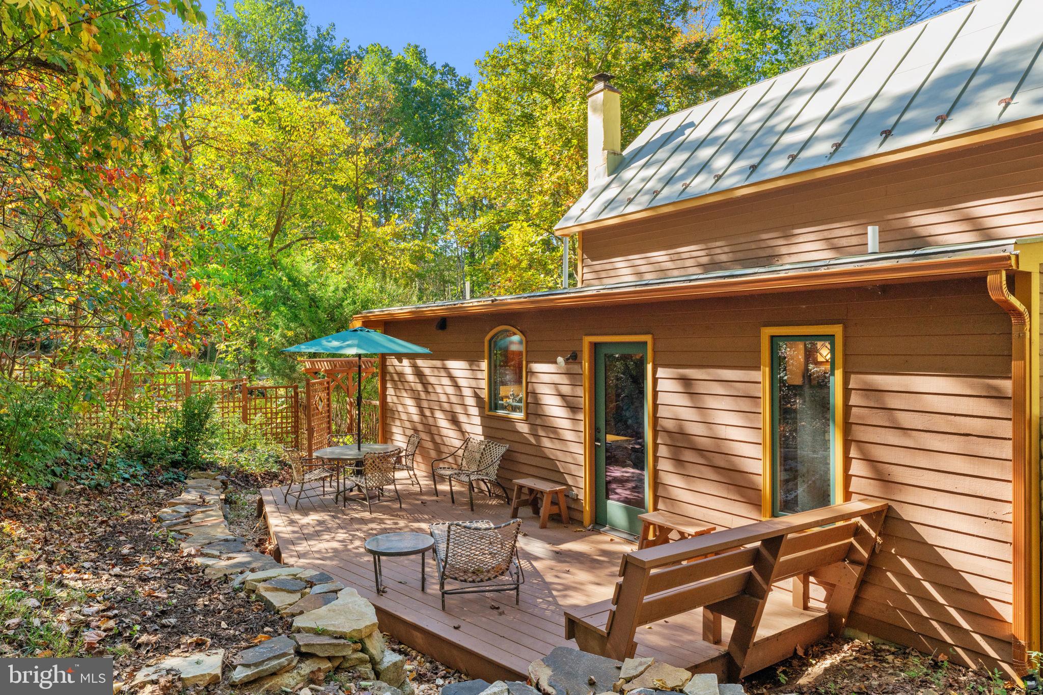 270 7 Ponds Road Amissville, VA 20106 - Photo 27 of 37 Rear Deck of Cottage