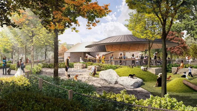 a view of outdoor space and garden