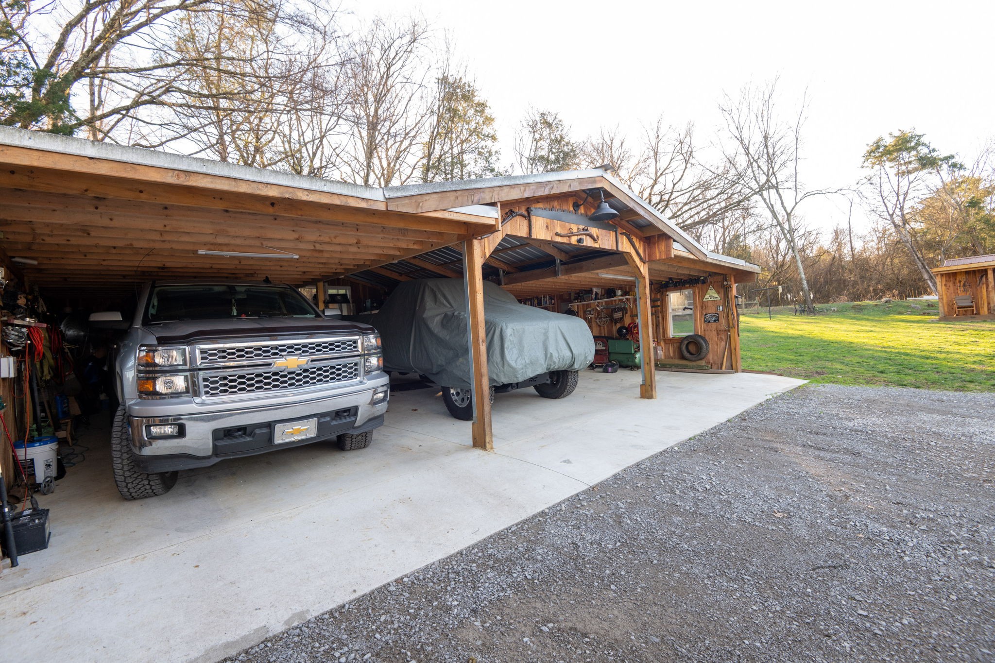 14 Lost Creek Road Carthage, TN 37030 - Photo 23 of 28 a view of outdoor space with seating and car parked
