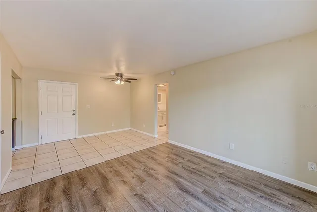 wooden floor in an empty room