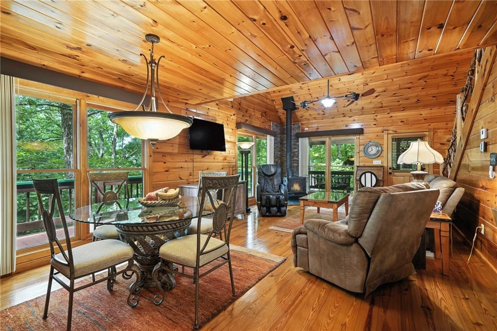 59 Bear Track Trail Morganton, GA 30560 - Photo 12 of 37 a view of a livingroom with furniture window and outside view