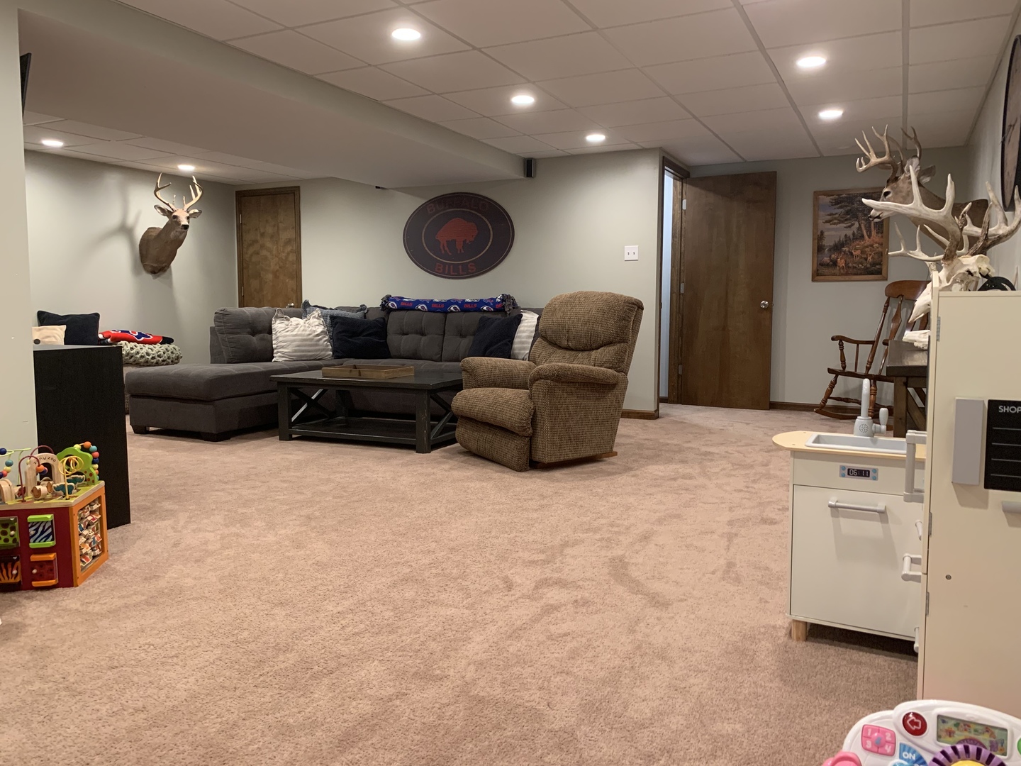 29060 Moose Range Road Sycamore, IL 60178 - Photo 19 of 28 a living room with furniture and a flat screen tv