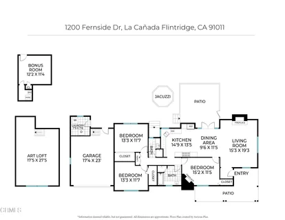 $1,730,000 | 1200 Fernside Drive, La Canada Flintridge, CA 91011