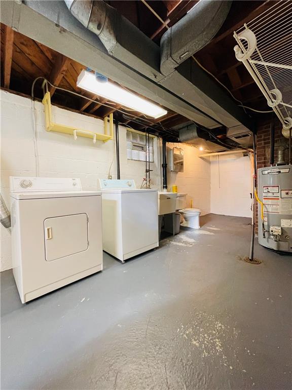 8149 Peebles Road Pittsburgh, PA 15237 - Photo 33 of 36 a utility room with dryer and washer