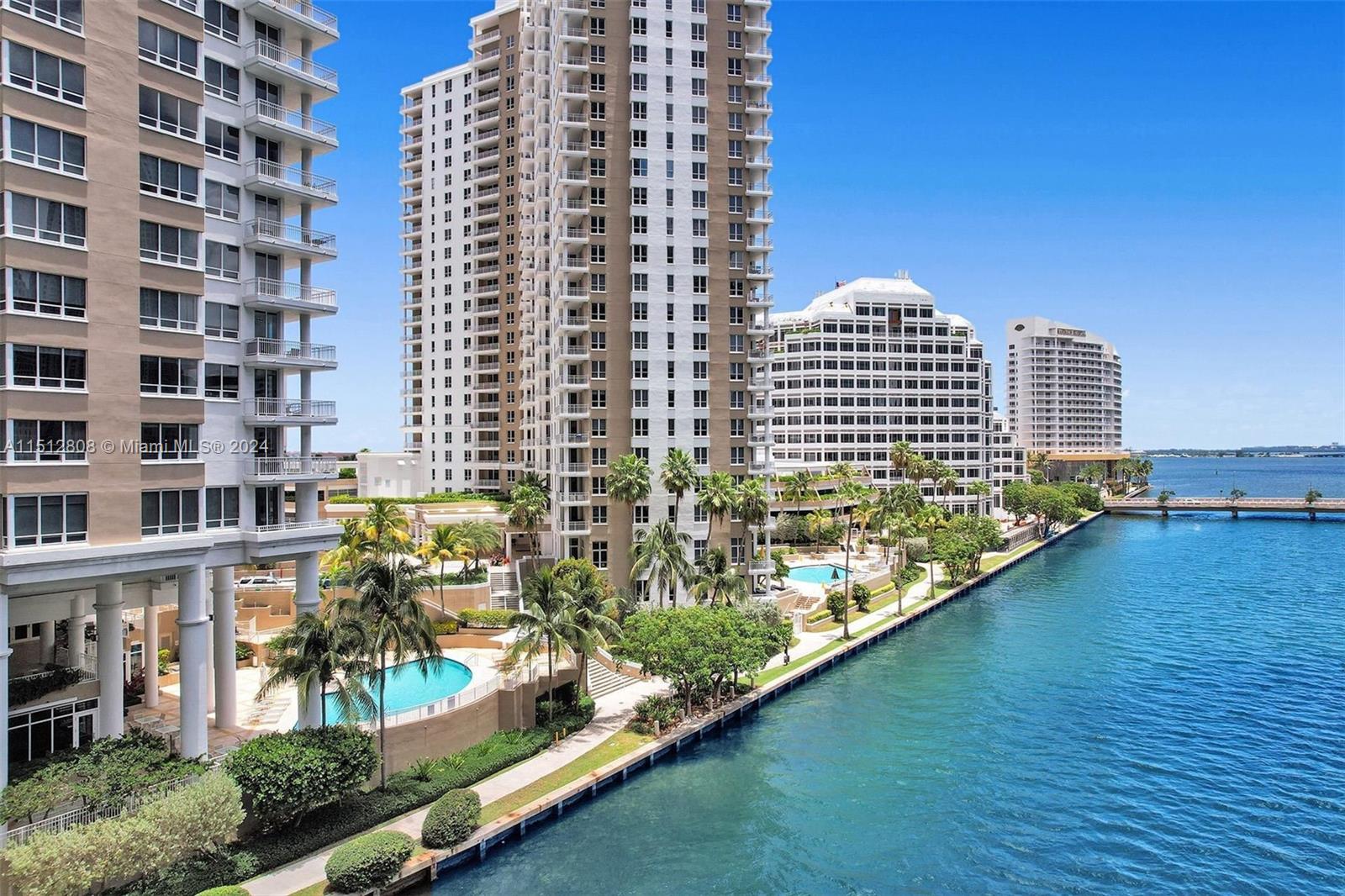 801 Brickell Key Boulevard, Unit 3004 Miami, FL 33131 - Photo 3 of 33 a view of a balcony with city